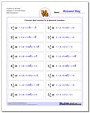 Fractions as Decimals: Fraction to Decimal Drills