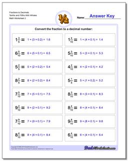 Fractions as Decimals