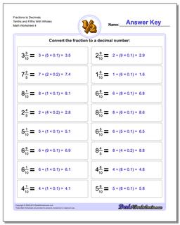 Fractions as Decimals