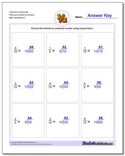 Fractions as Decimals