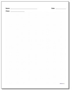 Plain Standard Graph Paper