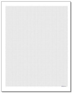 Plain Metric Graph Paper