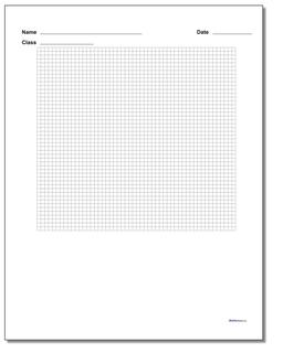 Single Problem Coordinate Plane Worksheet Paper