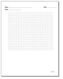 Graph Paper Single Problem Coordinate Plane Worksheet