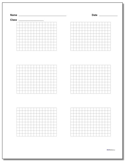 Graph Paper Printable Graph Paper with Name Block