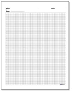 Plain Metric Graph Paper