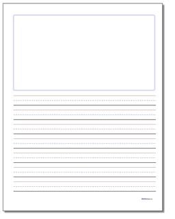 Give your child a boost using our free, printable 2nd grade writing worksheets. 2Nd Grade Blank Writing Paper : Handwriting Paper