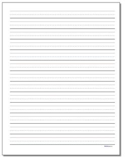 Friendly letter writing freebie teaher idea factory. 2Nd Grade Blank Writing Paper - Printable Handwriting Paper