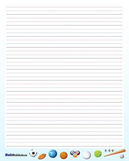 Lined Handwriting Paper (Printable PDF) - Madison's Paper Templates