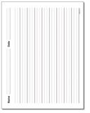 Handwriting Paper: Landscape Handwriting Paper