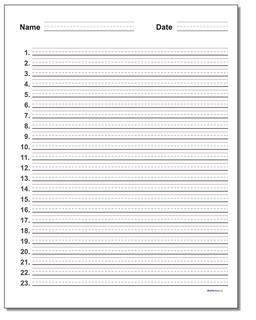 18 Free Printable Lined Paper Sheets