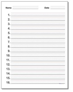 Free Printable Kindergarten Writing Paper  Kindergarten writing paper,  Writing practice worksheets, Handwriting worksheets for kids