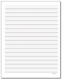 Printable Handwriting Paper