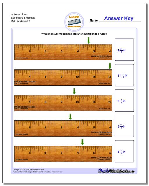 math worksheets inches measurement inches measurement