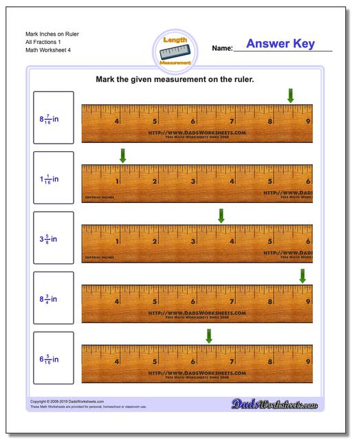 Mark The Ruler In Inches