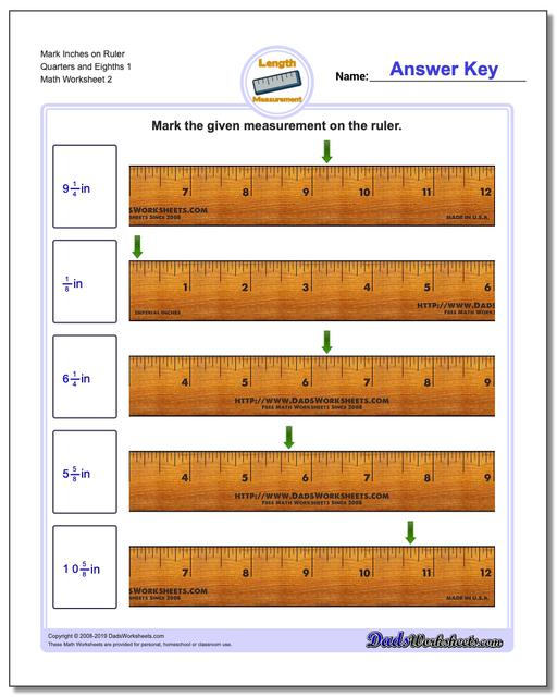 Mark the Ruler in Inches