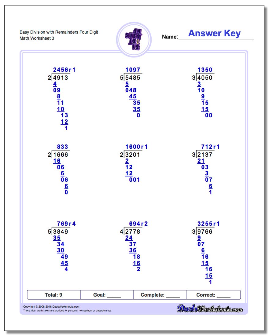 division-with-remainders