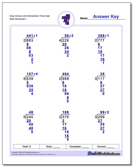 long division worksheets division with remainders