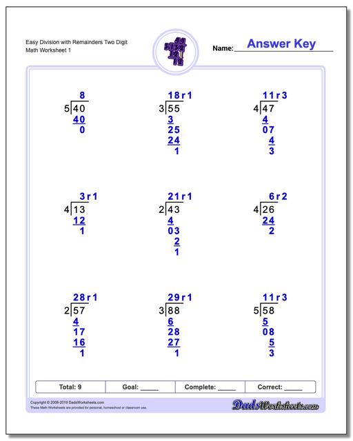 long division worksheets division with remainders