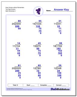 Long Division Worksheets: Division With Multi-Digit Divisors