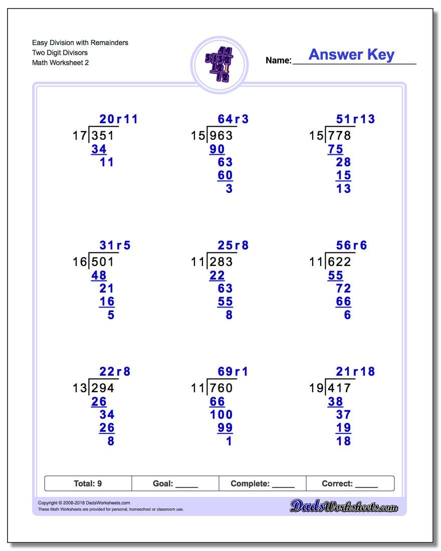 Division with Multi-Digit Divisors