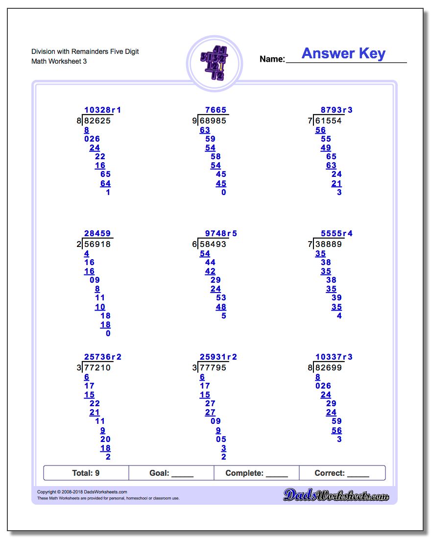 division-with-remainders