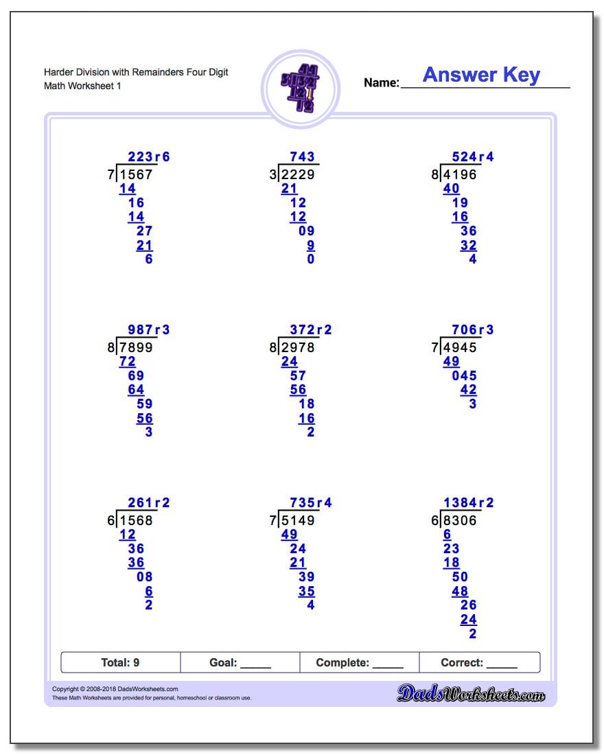 division-with-remainders