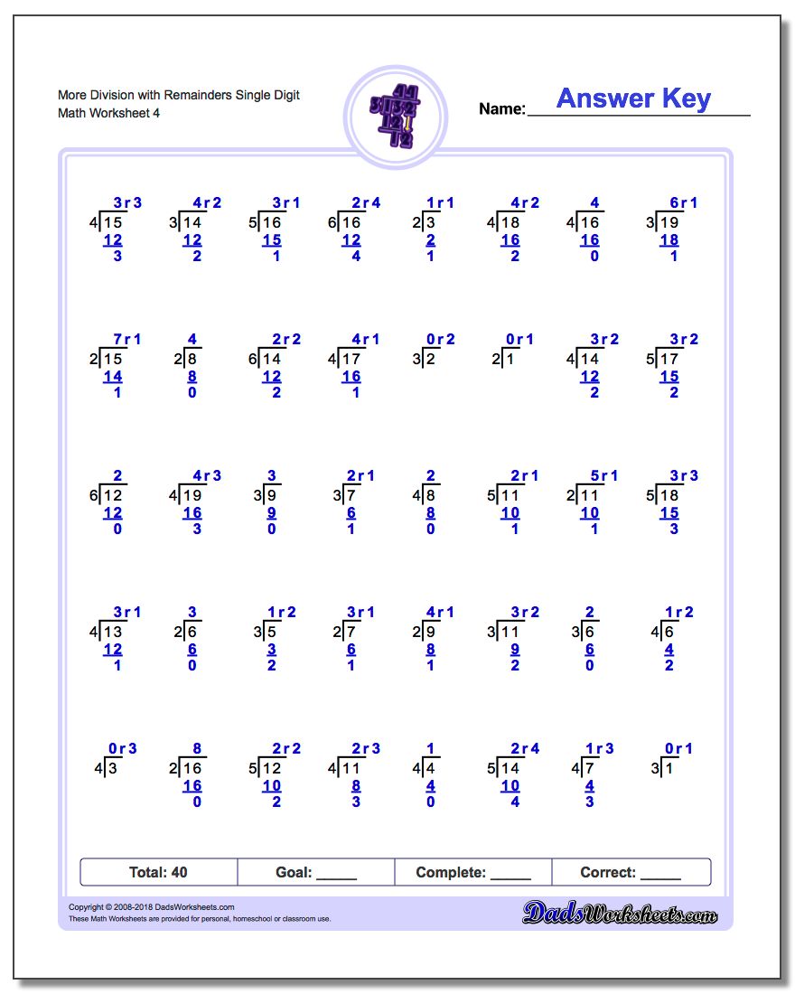 Division with Remainders