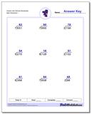 long division worksheets