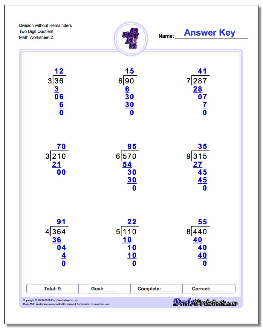 Division without Remainders