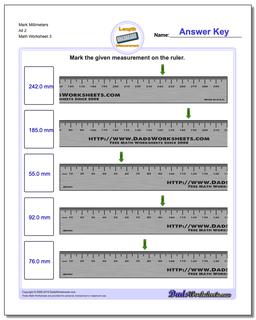 Mark Millimeters All 2 Worksheet