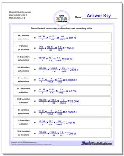 Metric/SI Unit Conversion Worksheet Liter Units to Units 2 /worksheets/metric-si-unit-conversions.html