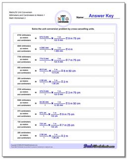 Metric/SI Unit Conversion Worksheet Millimeters and Centimeters to Meters 1 /worksheets/metric-si-unit-conversions.html