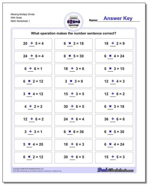 multiplication-and-division-missing-operation-worksheets