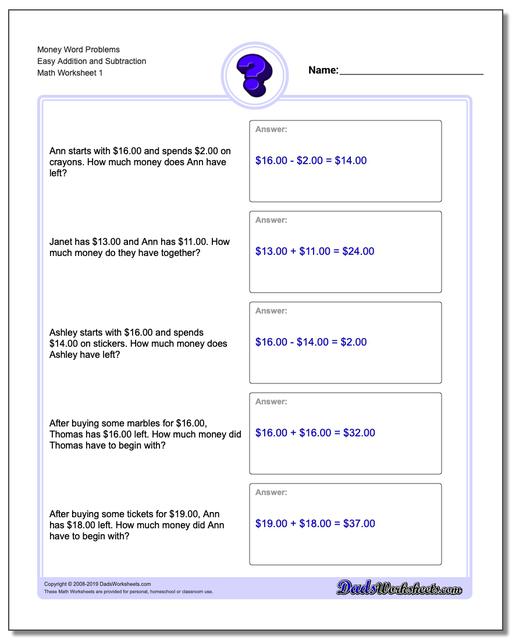 Money Value Chart Printable