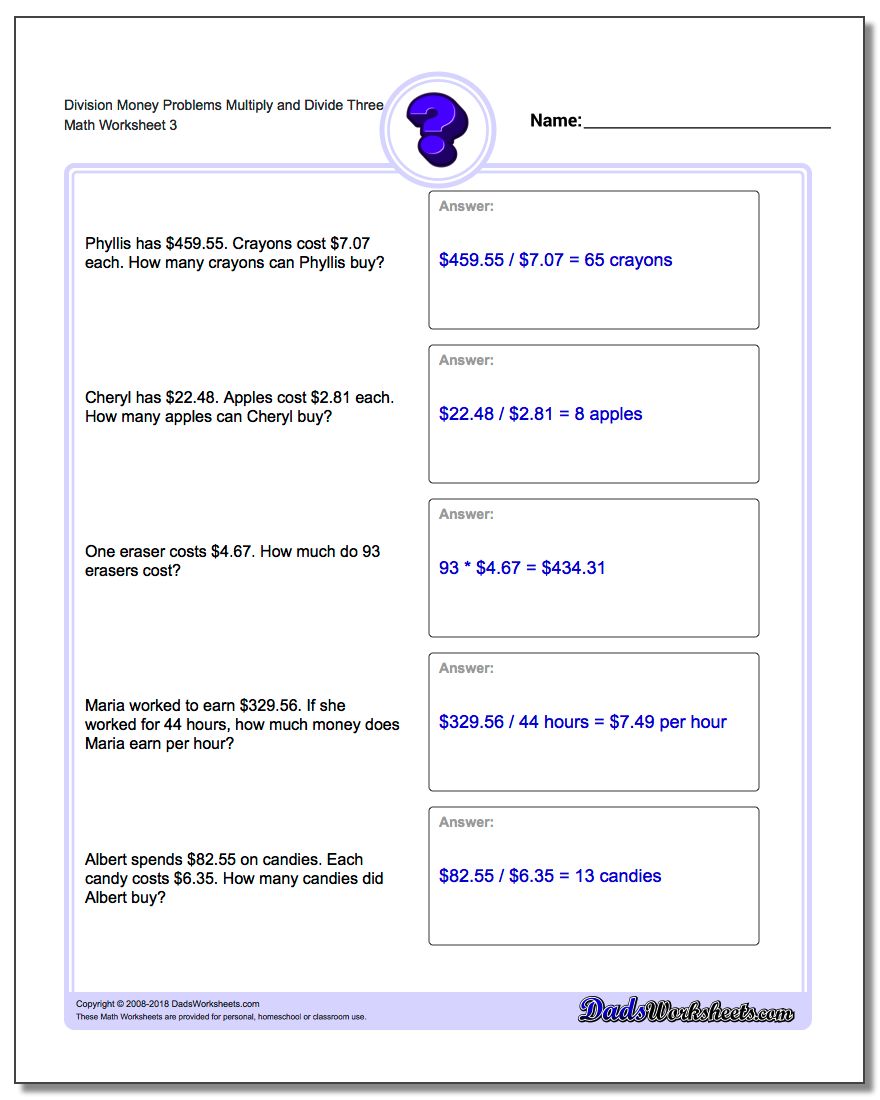 money-division-word-problems