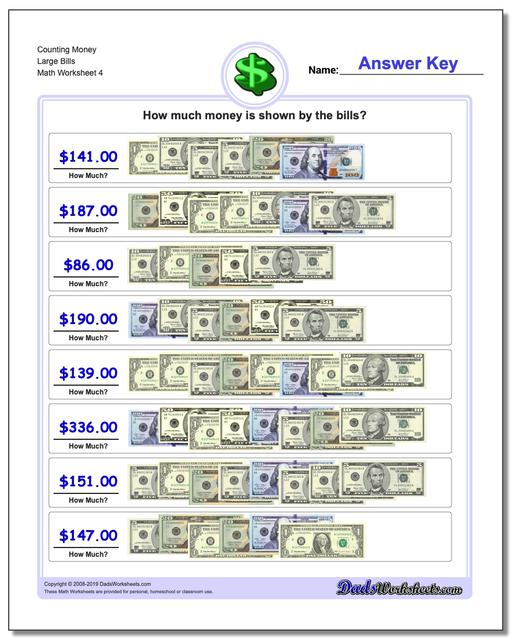 Money Chart Printable