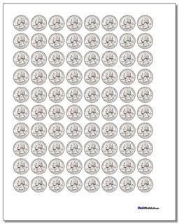 Printable Coins Money Worksheet