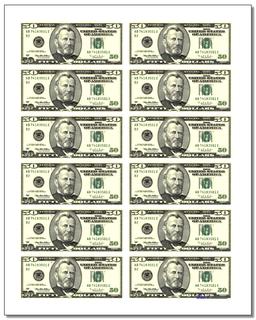 Money Printable Play Money