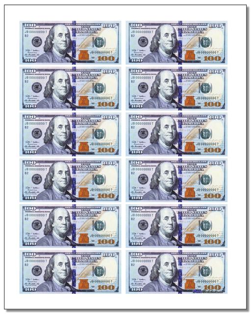Printable Play Money