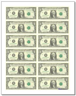 Money Printable Play Money