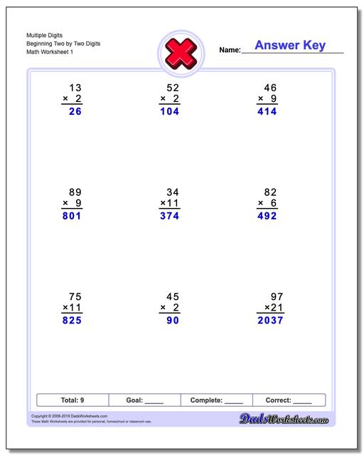 30s Multiplication Chart