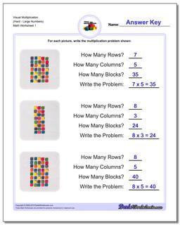 Multiplication Worksheet Visual (HardLarge Numbers)