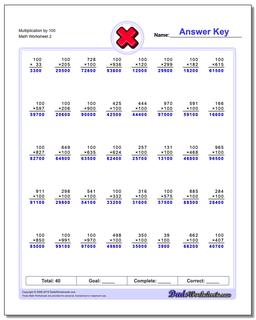 Multiplication Worksheet by 100 /worksheets/multiplication.html