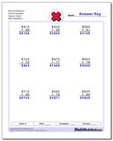 multiplication worksheets multiplication with money