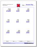 Multiplication Worksheets: Factors of Ten Multiplication