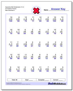 Multiplication Worksheets