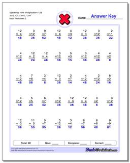 Multiplication Worksheets