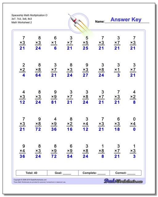 math worksheets multiplication multiplication spaceship math