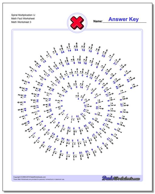 spiral-multiplication-facts